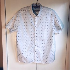 Ted Baker London Short Sleeve Shirt Size 6 (XL)